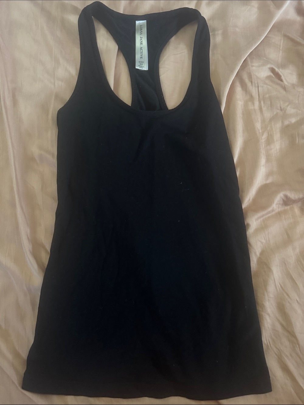 Lorna Jane Black Racerback Training Tank
